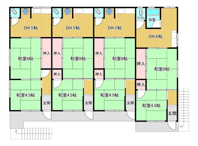 上ノ島町アパートの間取り