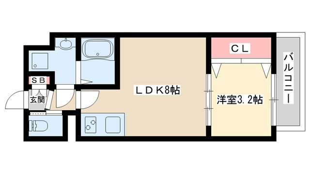 【間取り】 | ビガーポリス591同心2丁目V