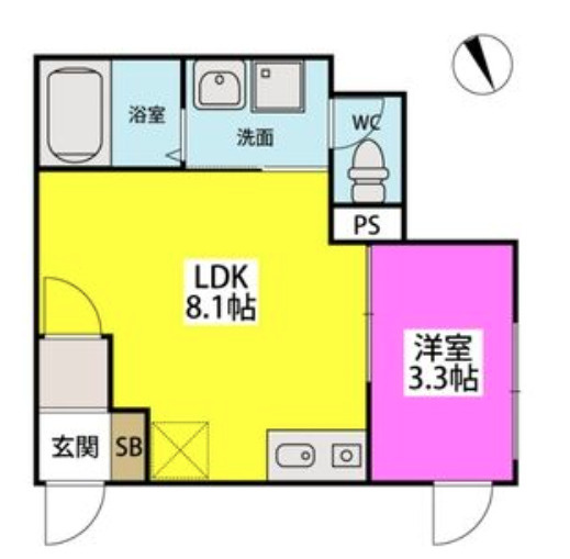 ARTE久留米【キャッシュバック対象物件】の間取り