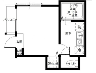 【間取り】 | アカツキ小岩 | 間取りです。