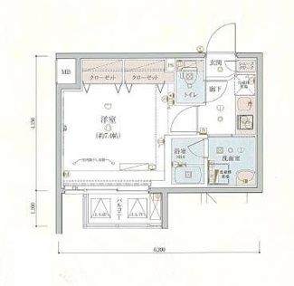 【間取り】 | リヴシティ両国四番館 | 間取りです。