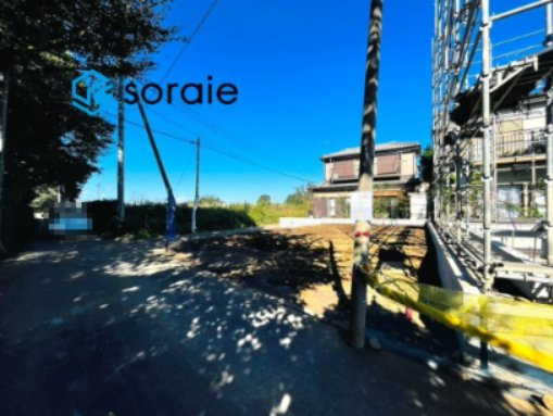 川越市今福第29　新築戸建て　クレイドルガーデンの前面道路含む現地写真|10/31　撮影