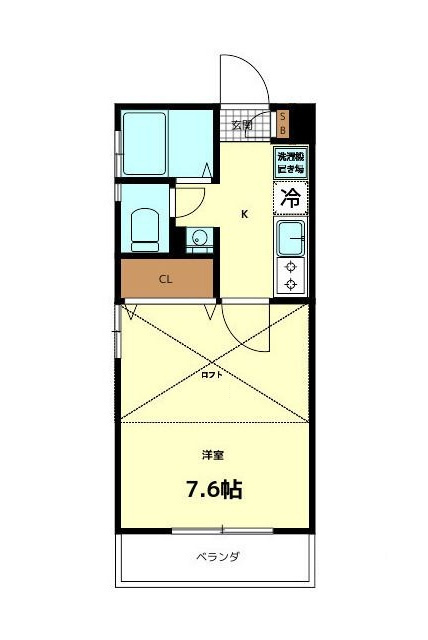 スプロートWESTの間取り|間取りです。