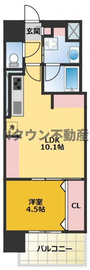 【間取り】 | プレミアムコート大須 | 使いやすい間取りです