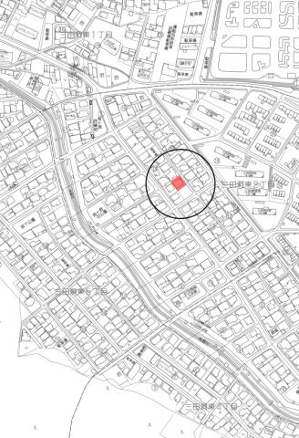 中古住宅　三田洞東２丁目の地図