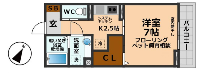 【間取り】 | ラリュール浜田山