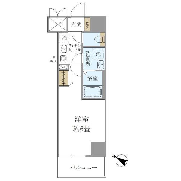 シエル白山　Ｂ館の間取り
