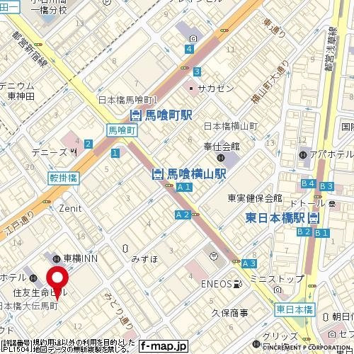 ヴェルト日本橋Ⅲの地図