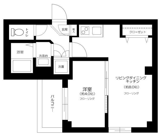 Comfort南千住の間取り