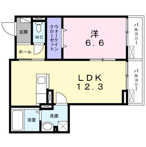 グランツⅠの間取り