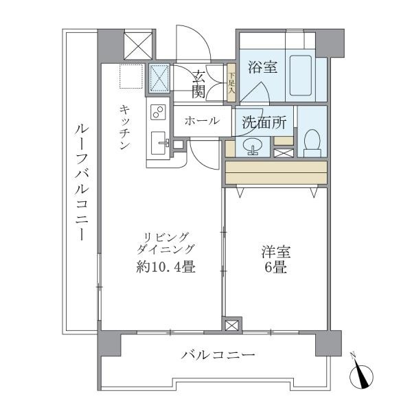 プレミアコンフォート西荻窪の間取り