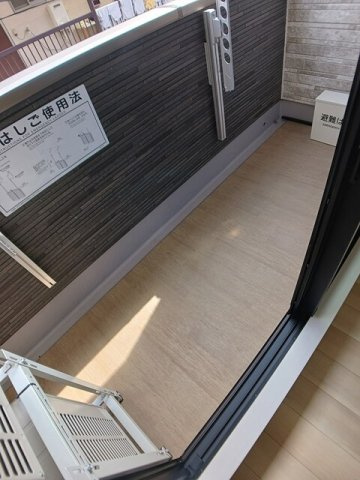 スカイノッツ北赤羽のバルコニー