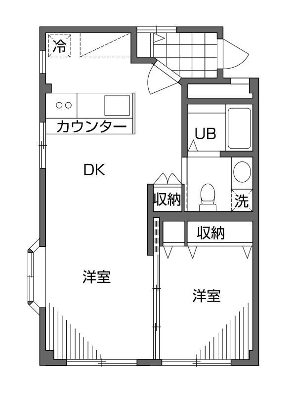 メタルスクエア粕谷の間取り|間取り図
