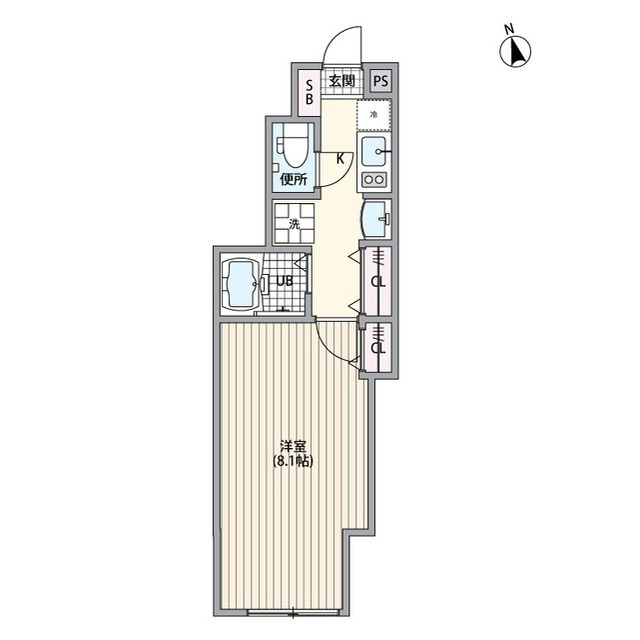 練馬区貫井２丁目の賃貸マンションの間取り