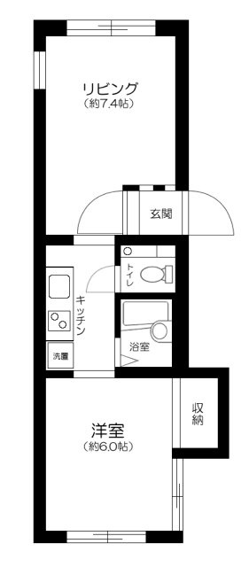 ＭＯＤＵＬＯＲ阿佐谷南の間取り