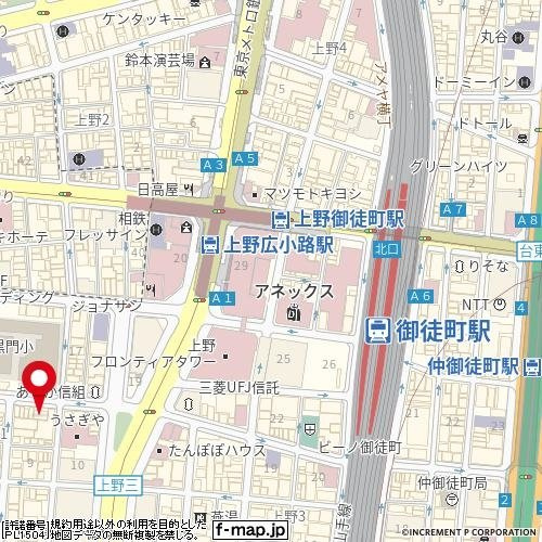 クローバーコート黒門町の地図