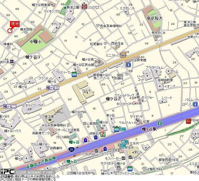 グレイスコート幡ヶ谷の地図