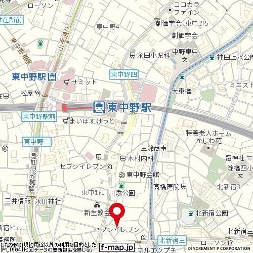 Casa Dolce Higashi Nakanoの地図