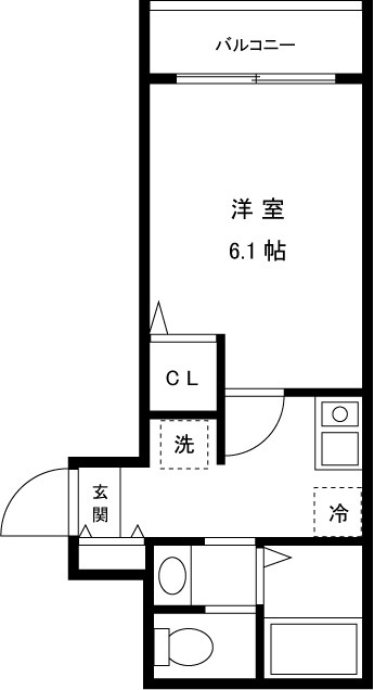 板橋区本町のアパートの間取り