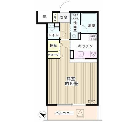 クリア・パル上用賀の間取り