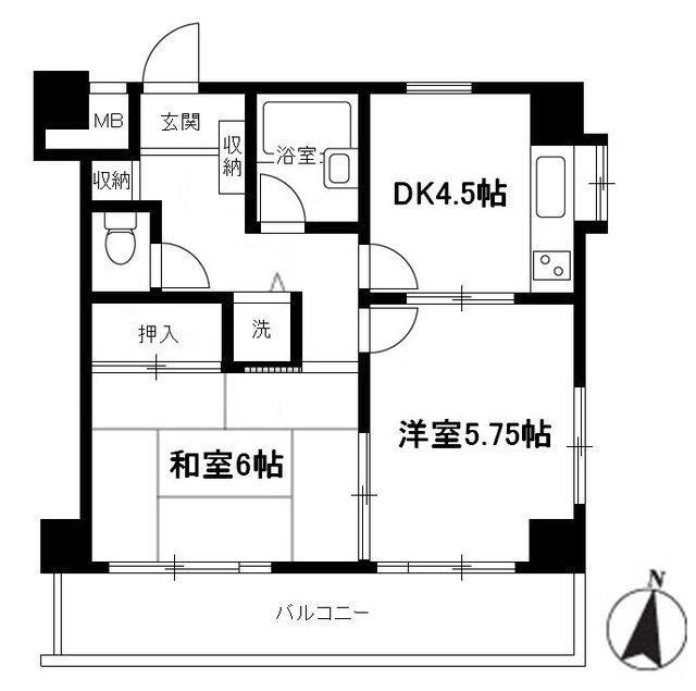 メゾンクレールの間取り