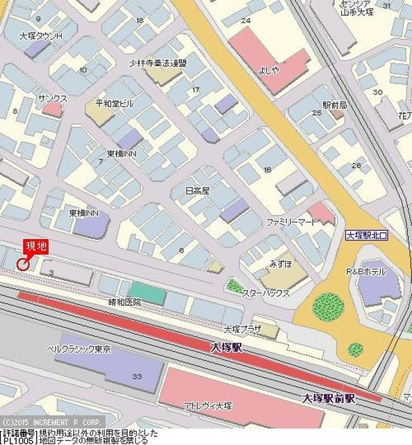 ライオンズステーションプラザ大塚第２の地図