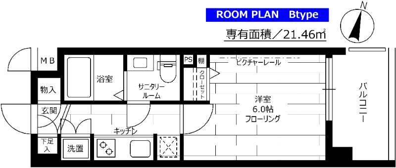 ステージグランデ三軒茶屋アジールコートの間取り