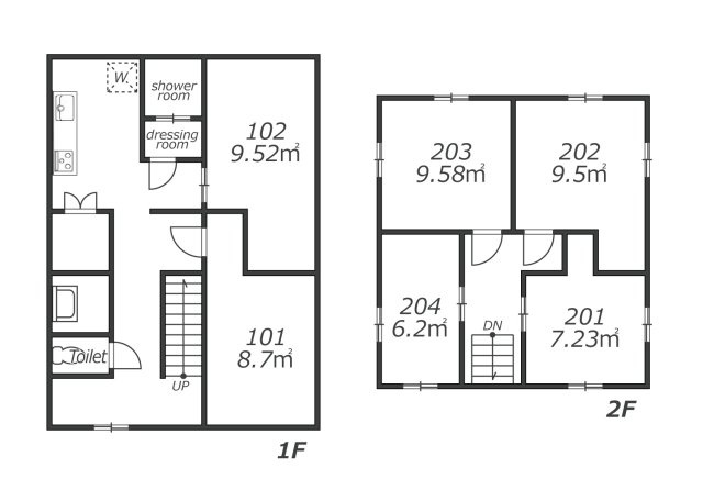 SA252 SA-クロスTaroshare下赤塚1の間取り