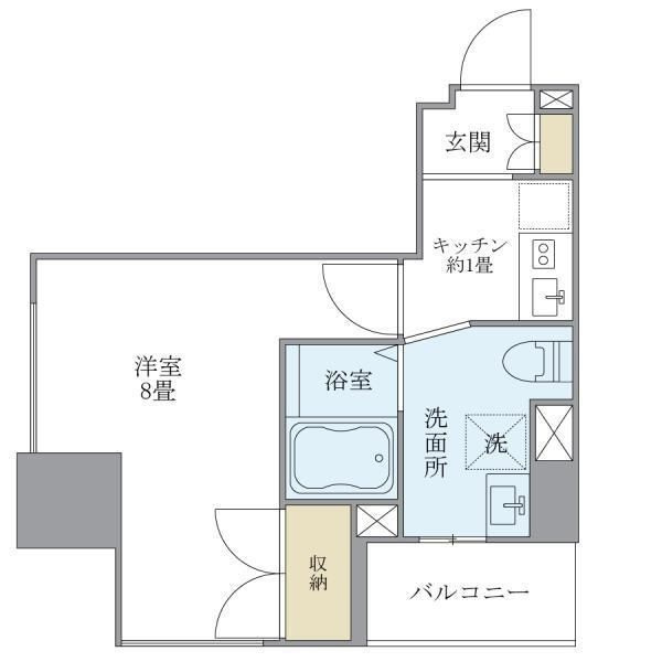 プランドール水天宮の間取り|間取りです。