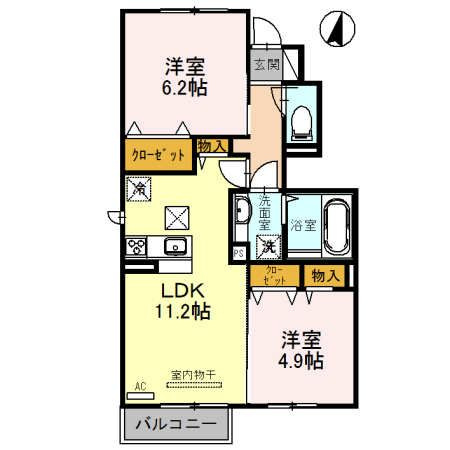 エスポワールⅡの間取り
