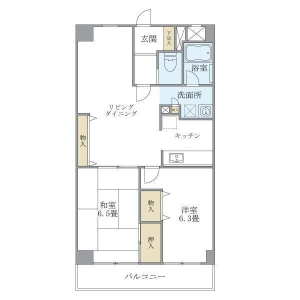 アーンジユ赤羽岩淵の間取り|間取りです。