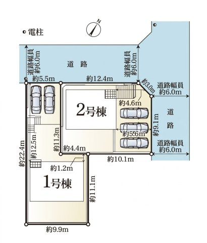 【区画図】 | 知多市朝倉町第1　2号棟【仲介手数料0円】