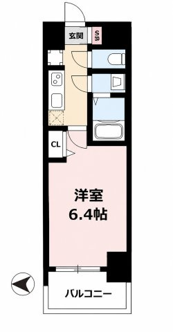 プレサンス新栄アーバンフローの間取り