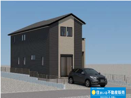 福岡市南区屋形原3丁目4期　1号棟の外観パース