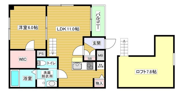 【間取り】 | ロフティⅢ番館