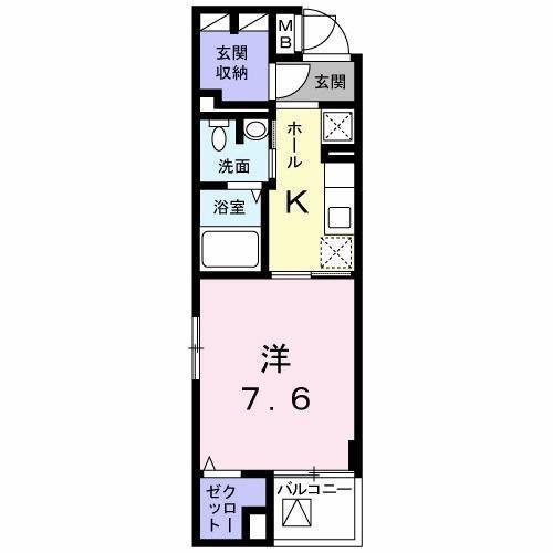 ヴィラ　カメリアの間取り