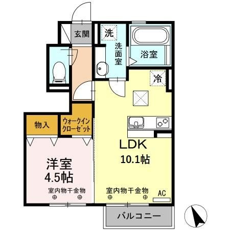 【間取り】 | サンシエール中川原　弐番館