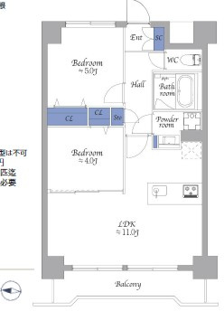 【間取り】 | 白鳥弐番館ダイヤモンドマンション