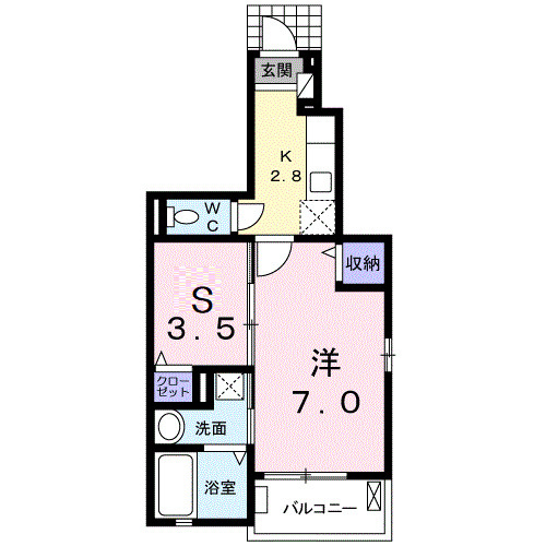 アルカンシェル南薫の間取り|使い勝手の良い間取りです♪