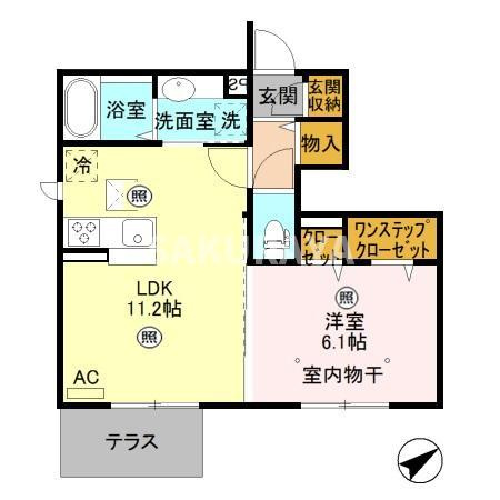 CASTALIA「カスタリアⅢ」の間取り