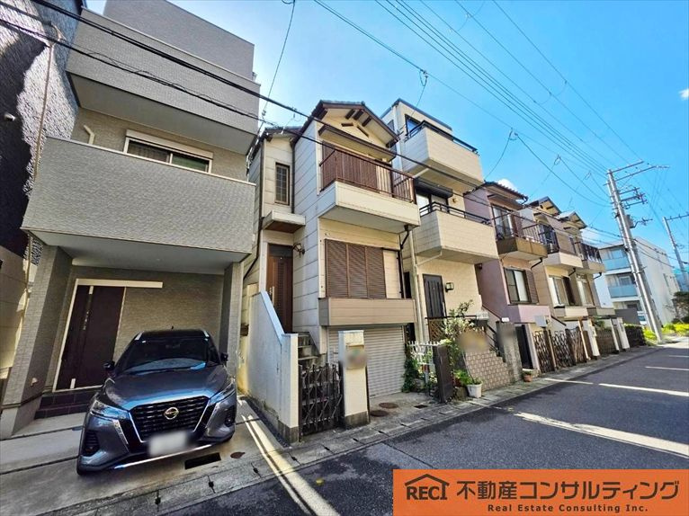 西宮市松山町　新築戸建の前面道路含む現地写真