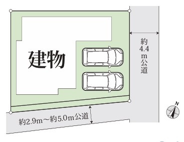 【区画図】 | 寄居町鉢形　中古住宅  