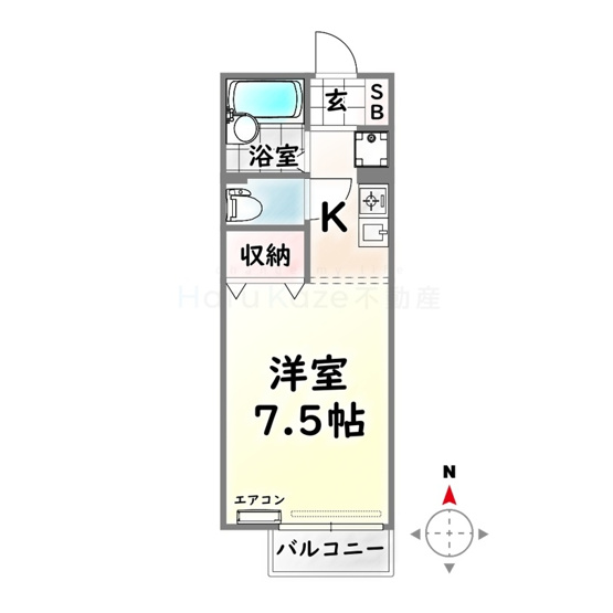 【間取り】 | セジュール池端パークA棟・B棟【名古屋市賃貸・昭和区】