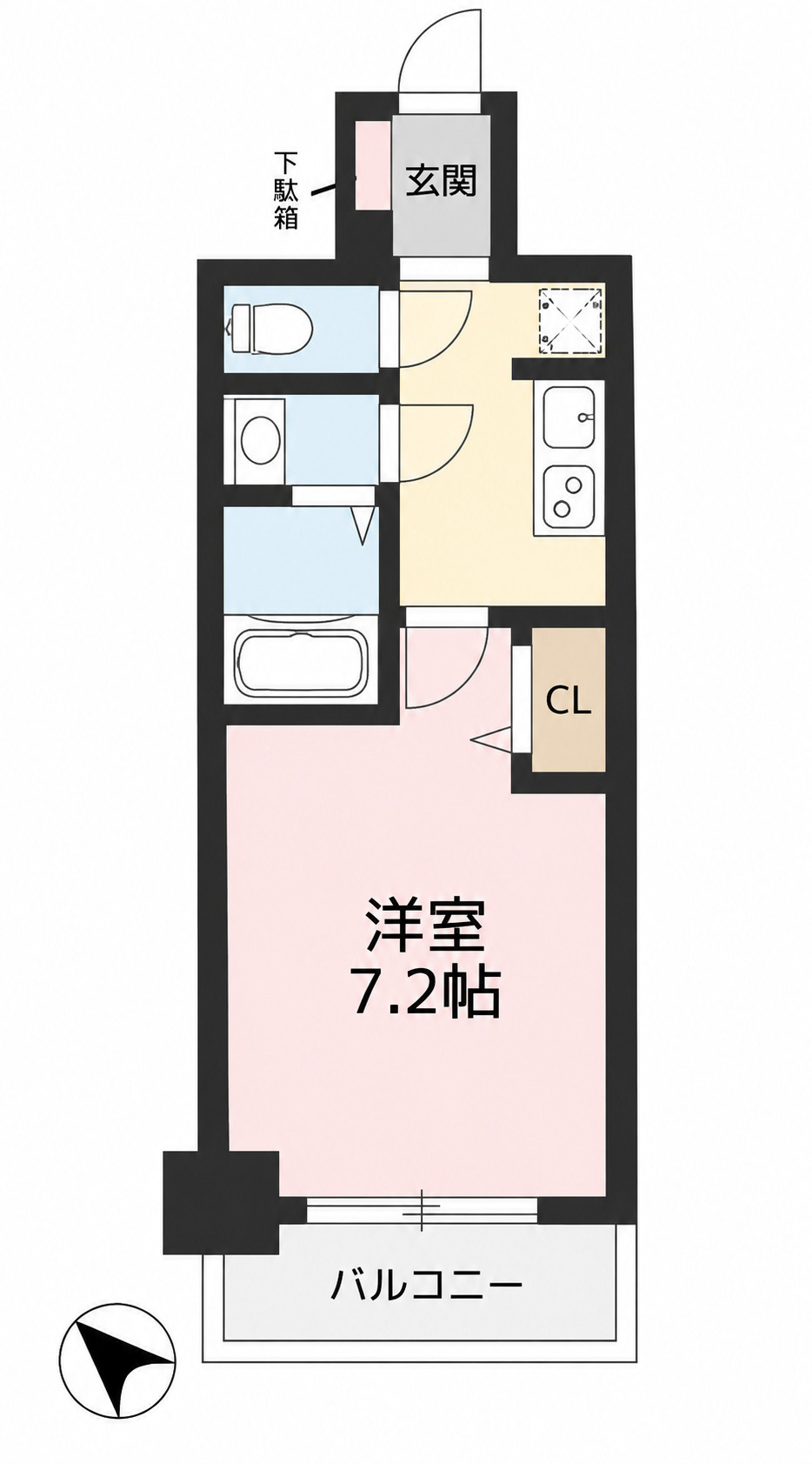 アドバンス名古屋モクシーの間取り