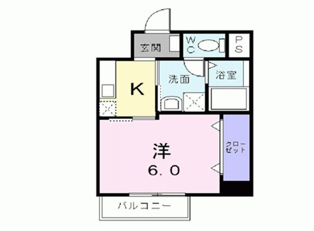 ラフィネ　カヤマ　Ⅰの間取り|間取りです。