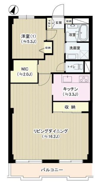 コーボック国領の間取り