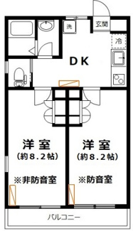 【間取り】 | カンタービレ五反田 | 間取りです。