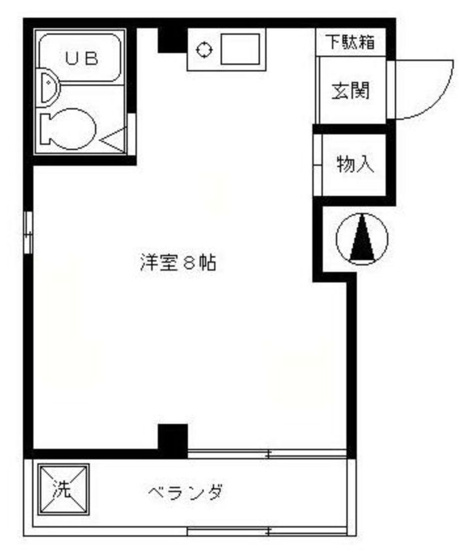 【間取り】 | パレス中村Ⅱ