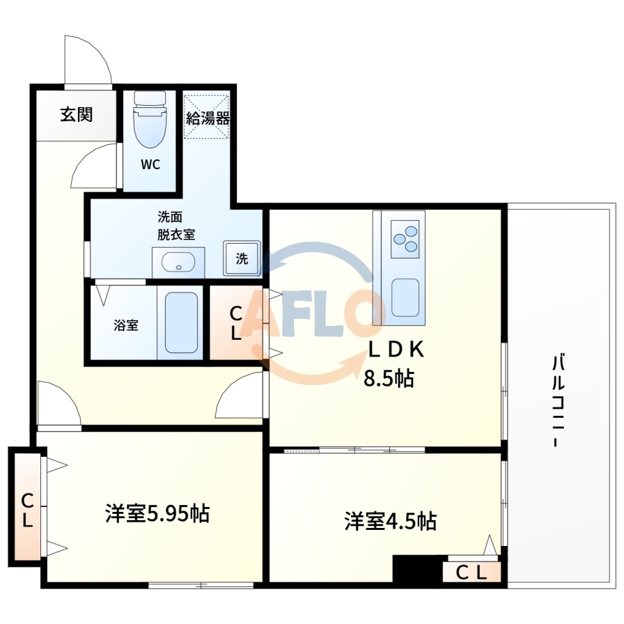 ハイム船場の間取り|ハイム船場　間取り
