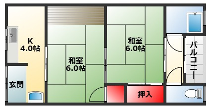 【間取り】 | 戸松ハイツ